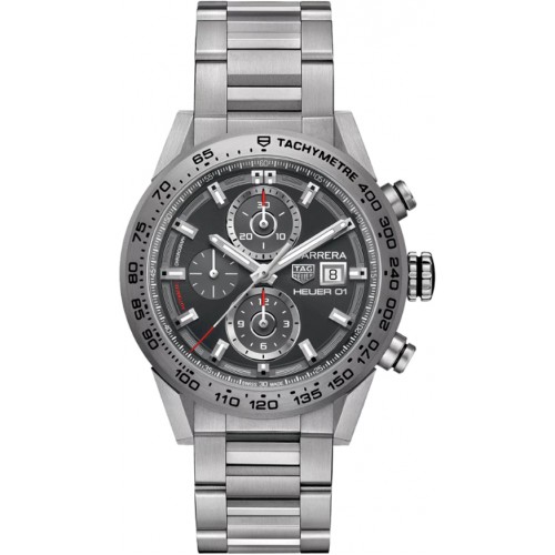 Tag Heuer Carrera Sunray Grey Dial Automatic Men's Watch CAR208Z-BF0719